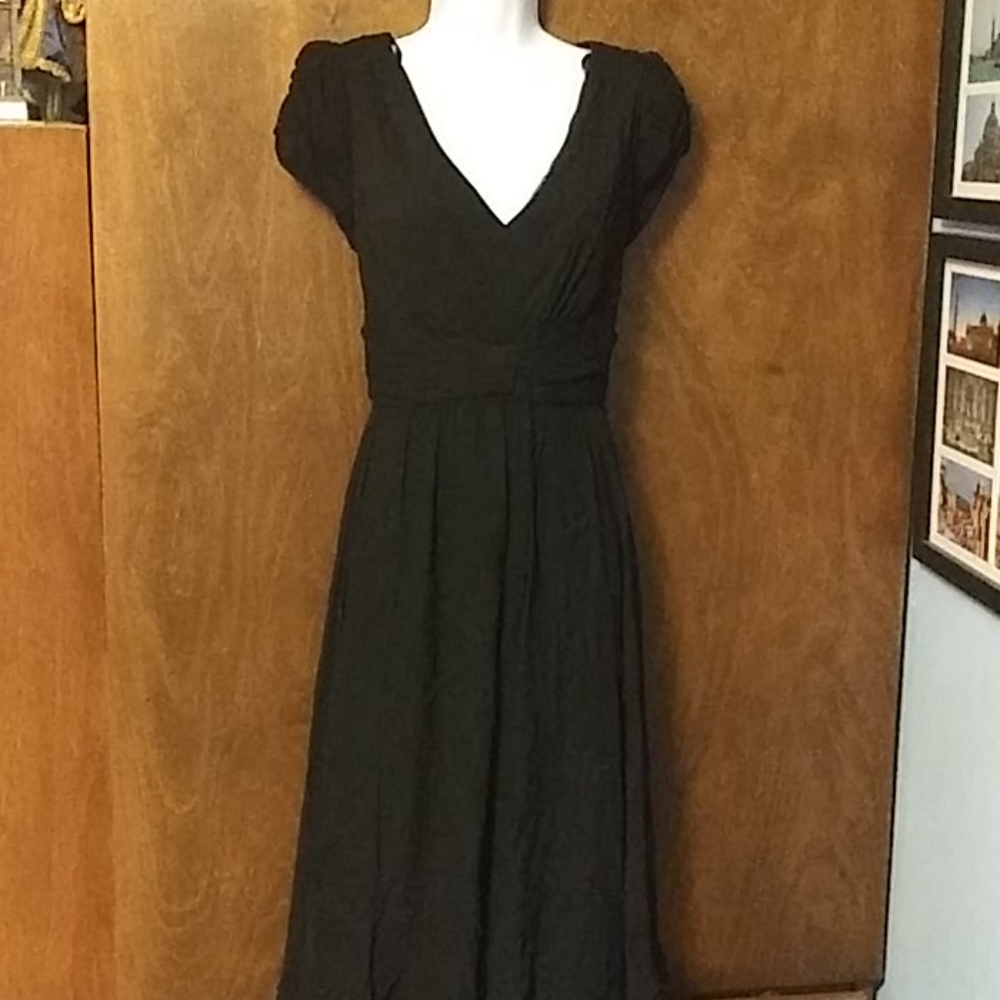 NWT SUZI CHIN for Maggie London Black Cocktail Drs